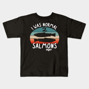 Salmon saying fishing Norway fishing salmon hobby Kids T-Shirt